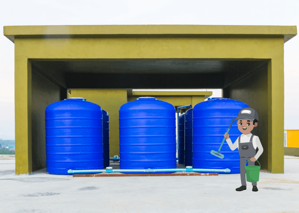 water tank cleaning by smart imperial cleaning services llc