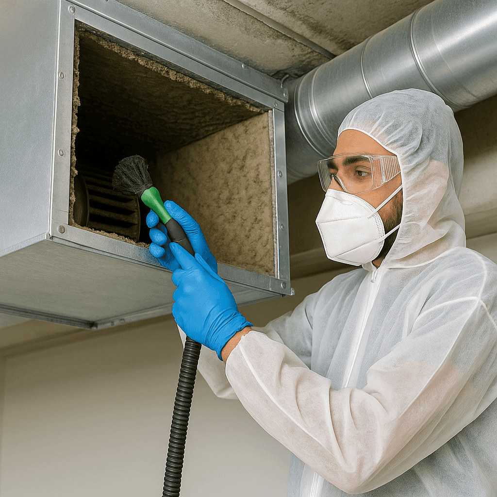 AC duct cleaning project 2