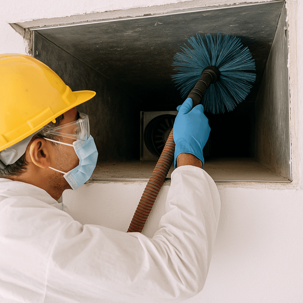 AC duct cleaning project 3