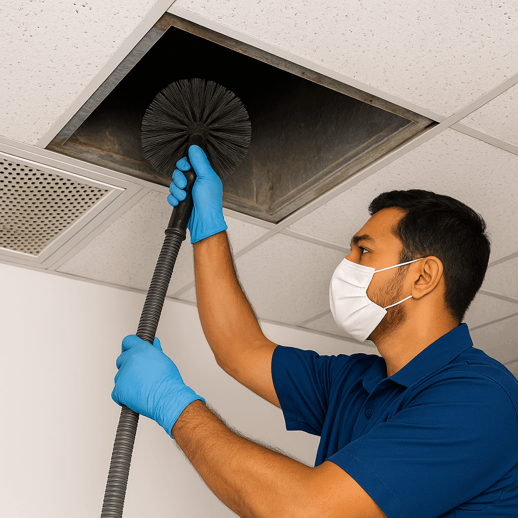 AC duct cleaning project 4