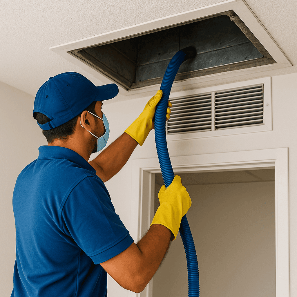 AC duct cleaning project 5