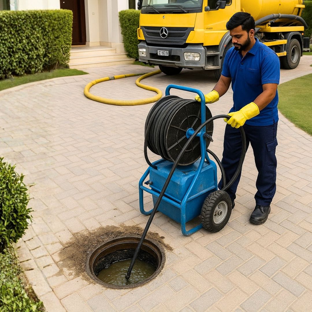 Drain line cleaning project 1