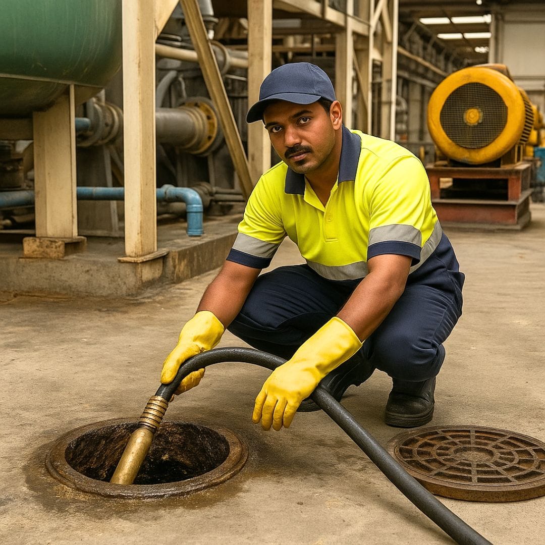 Drain line cleaning project 3