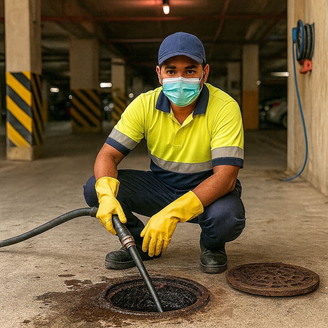 Drain line cleaning project 4