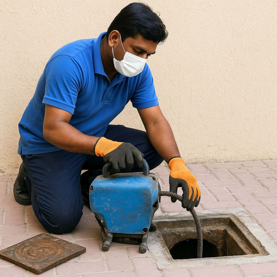 Drain line cleaning project 5