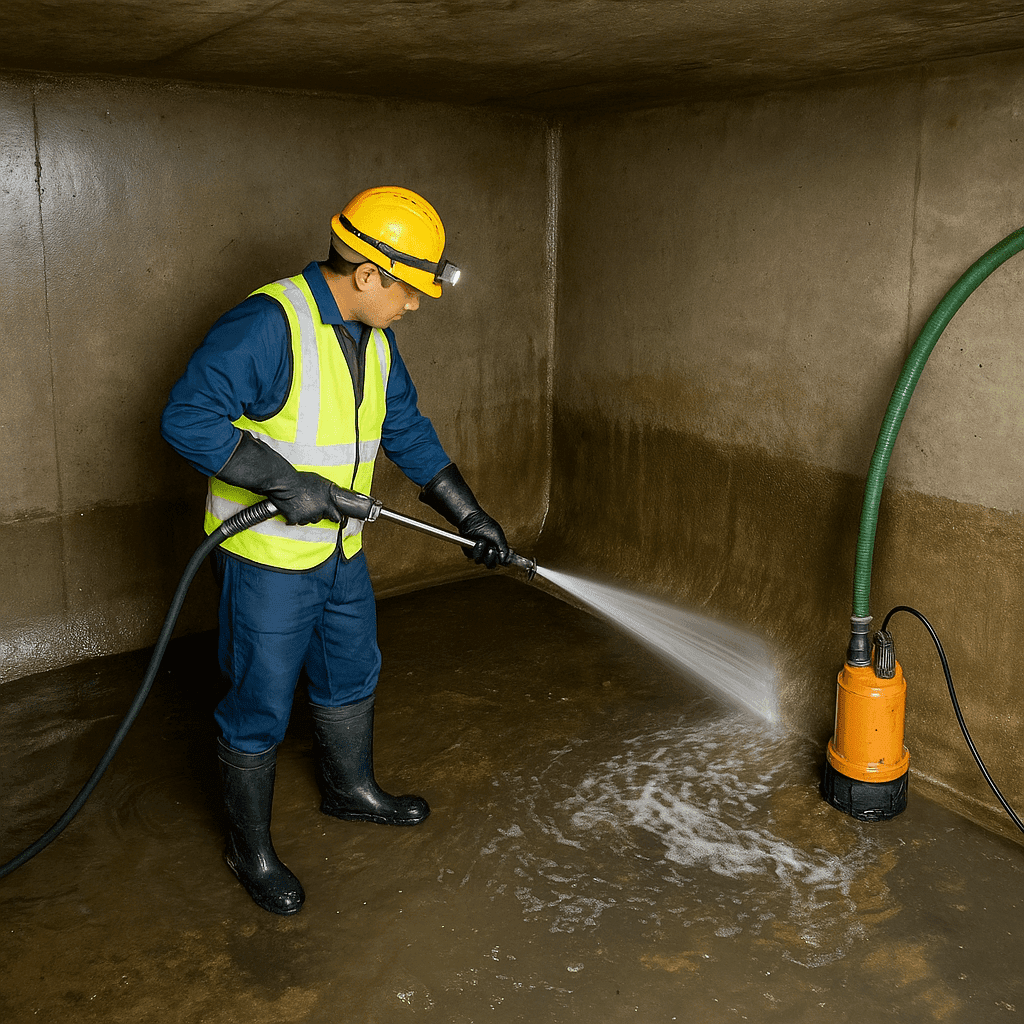 Sewage tank cleaning project 4