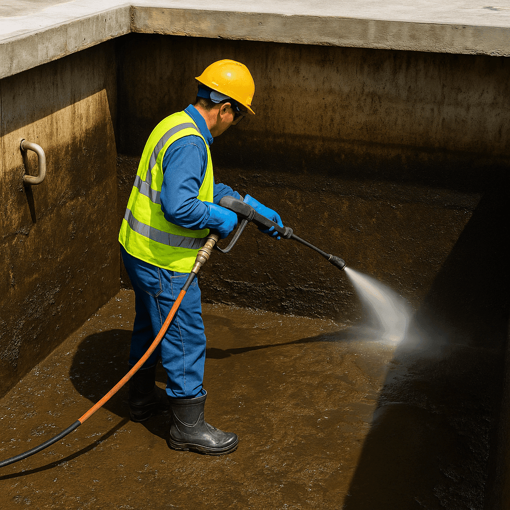 Sewage tank cleaning project 5